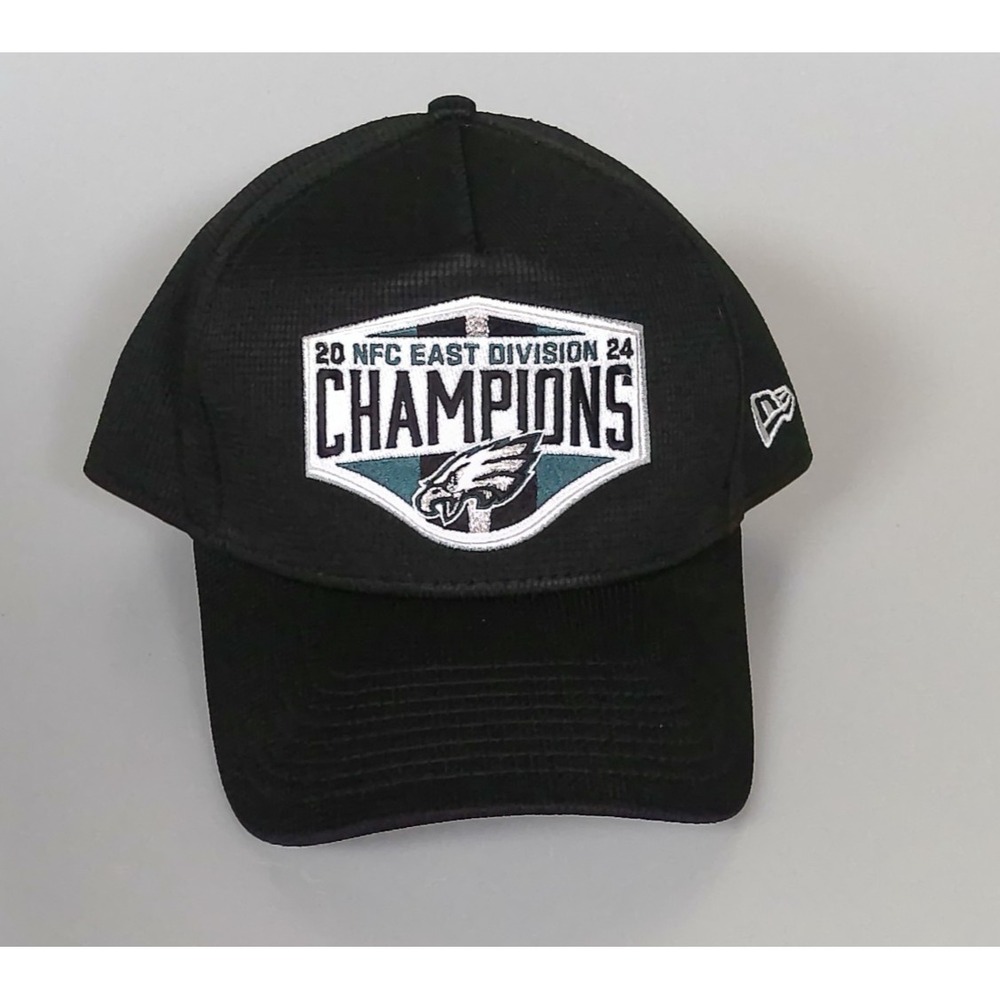 Philadelphia Eagles NFC East Champions 2024 New Era 9FORTY Hat Cap